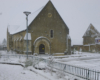 Eglise d'Auzouer-en-Touraine sous la neige